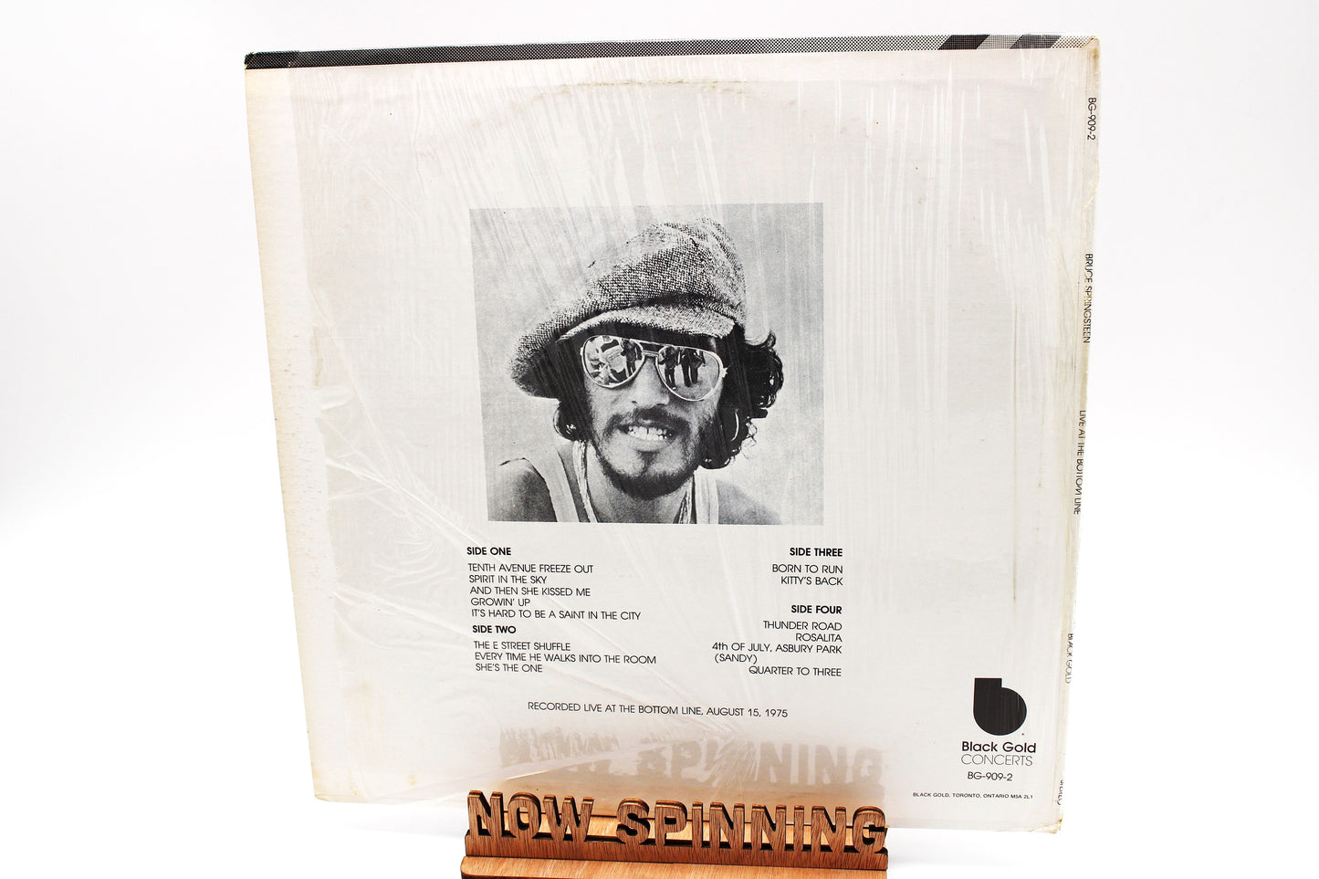 Bruce Springsteen "Live at the Bottom Line" 2 LP Records - Black Gold Label bootleg