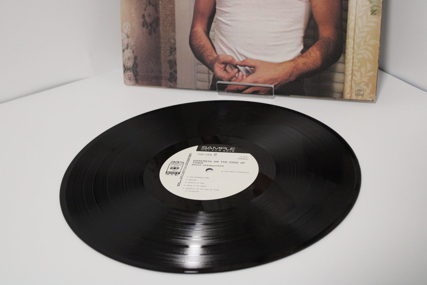 Bruce Springsteen Darkness on the Edge of Town - JAPAN SAMPLE PROMO 1978 w/Inserts - Near Mint