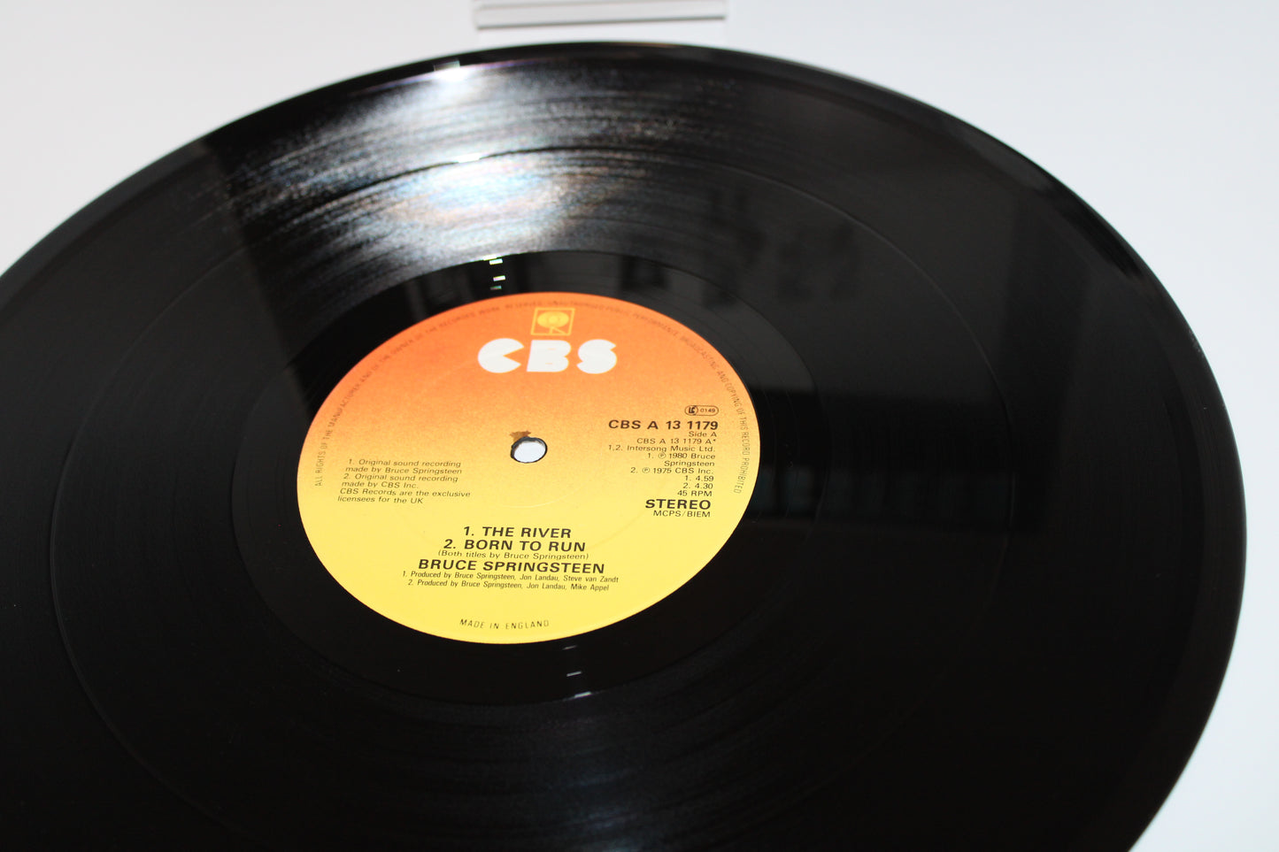 Bruce Springsteen 12" Vinyl EP on CBS Records - The River, Born to Run, Rosalita 1981