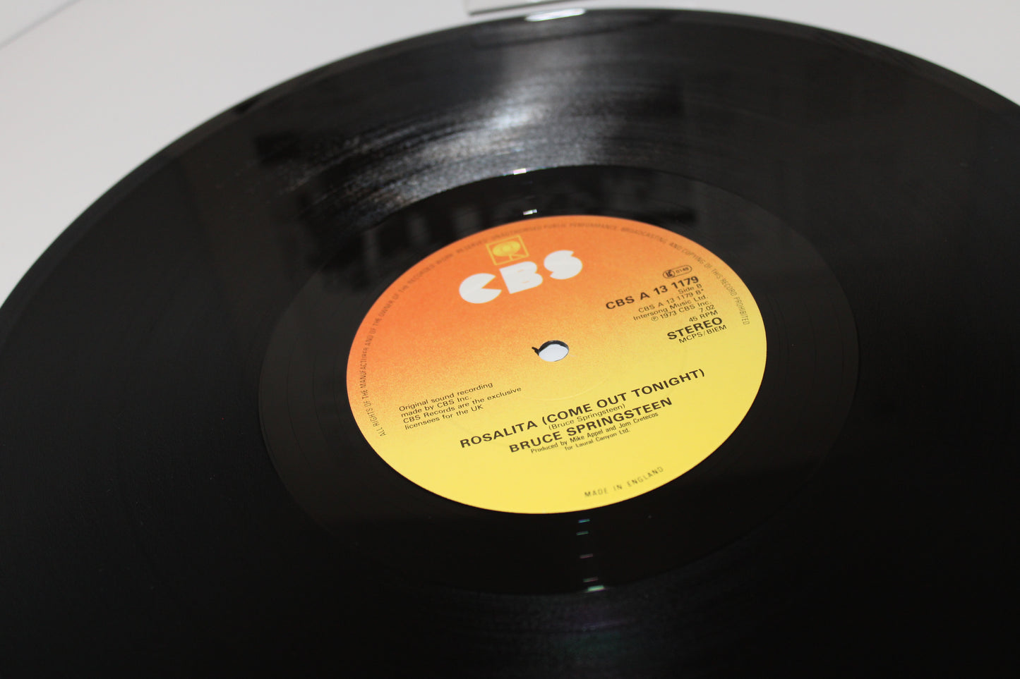 Bruce Springsteen 12" Vinyl EP on CBS Records - The River, Born to Run, Rosalita 1981