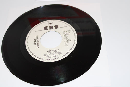 Bruce Springsteen 45/7" She's The One & Tenth Avenue Freeze Out "Blitzinformation" Promo w/original rare Sleeve