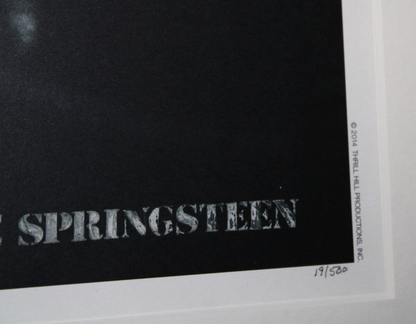 Bruce Springsteen Lithograph - #19/500 Original Bruce and The Big Man Collectible