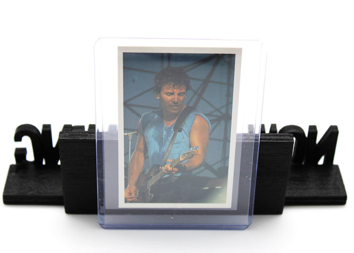 Bruce Springsteen Authentic Fanz Sticker Card Performing in Concert - #170