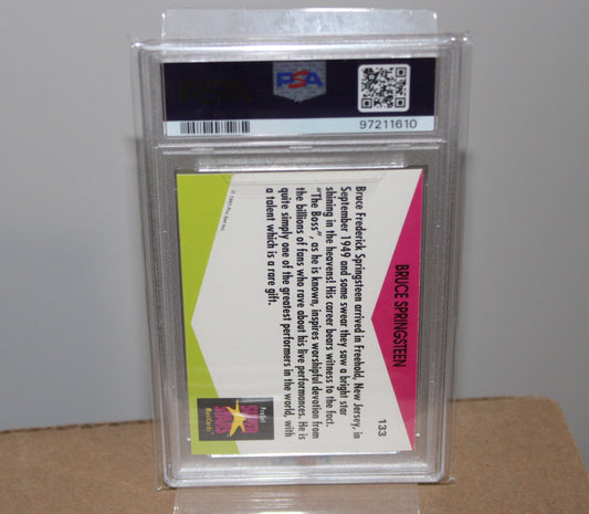 Bruce Springsteen Pro Set Super Stars Trading Card 1991 Cards #133 - PSA 10 GRADED MINT!