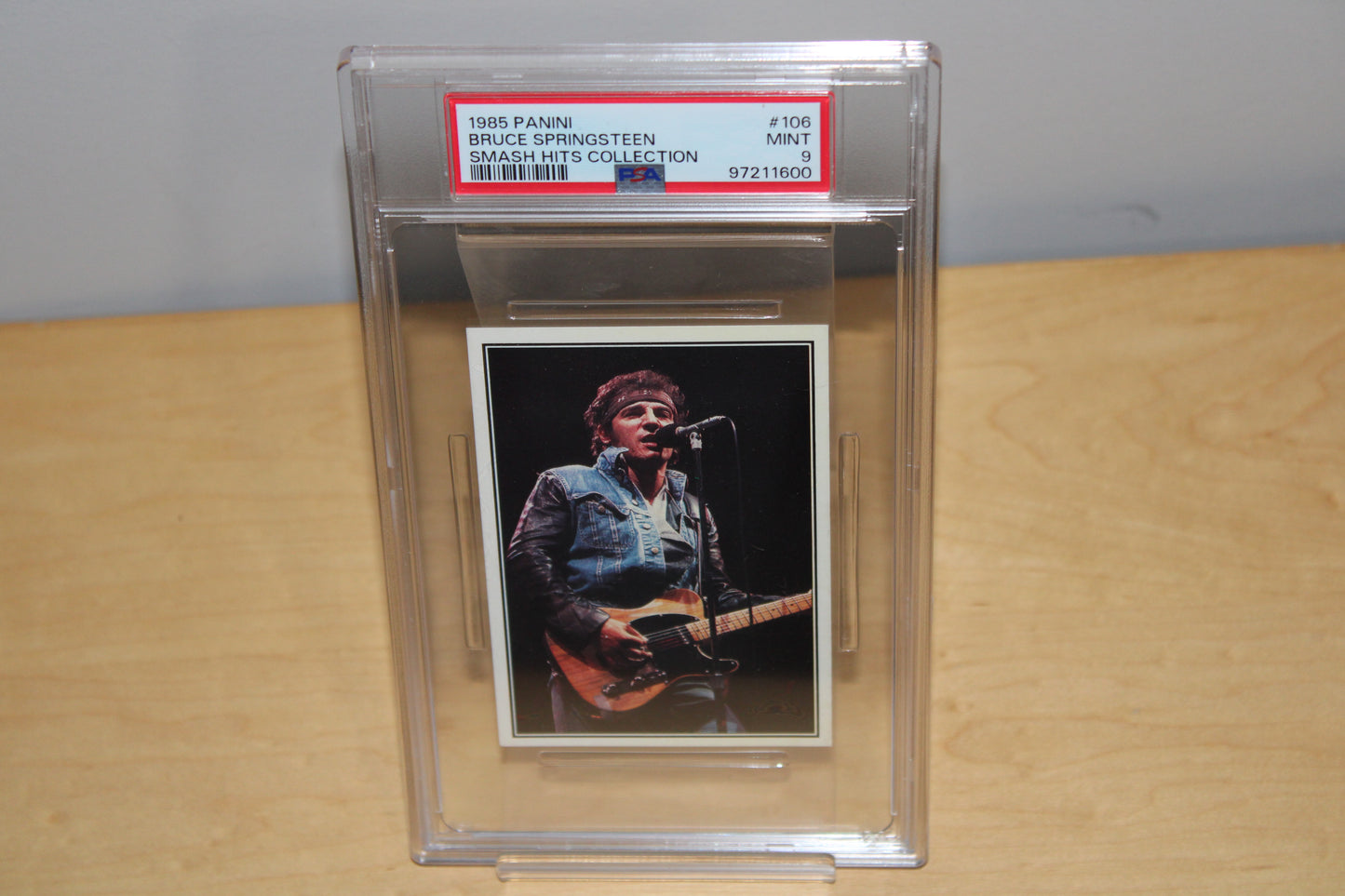 Bruce Springsteen Panini Smash Hits PSA Graded 9! The only PSA 9 in the world....