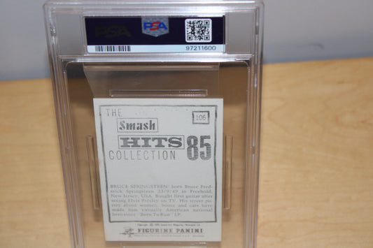 Bruce Springsteen Panini Smash Hits PSA Graded 9! The only PSA 9 in the world....