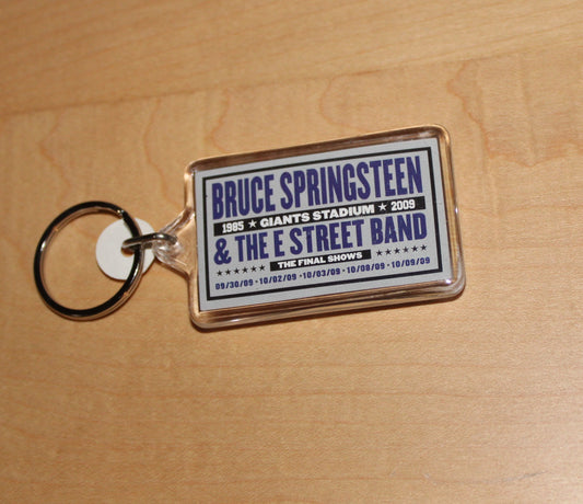 Bruce Springsteen GIANTS STADIUM Keychain Concert Memorabilia