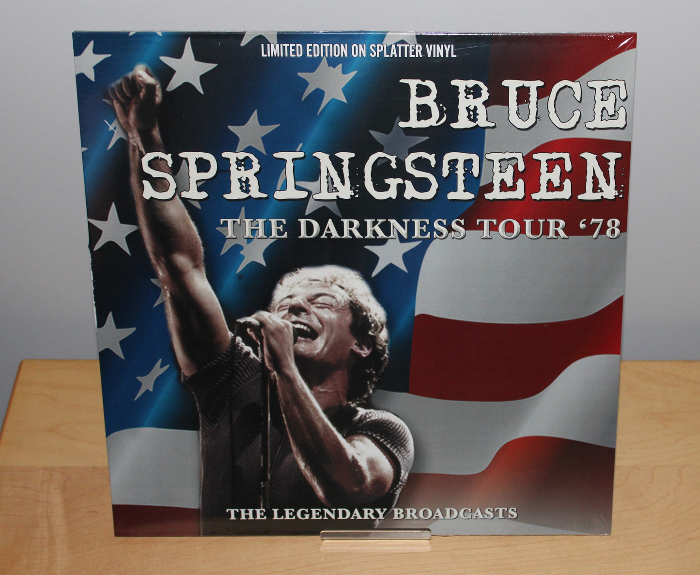 SPRINGSTEEN "THE DARKNESS TOUR '78" RED SPLATTER RECORD - LIVE -SEALED (COOL)