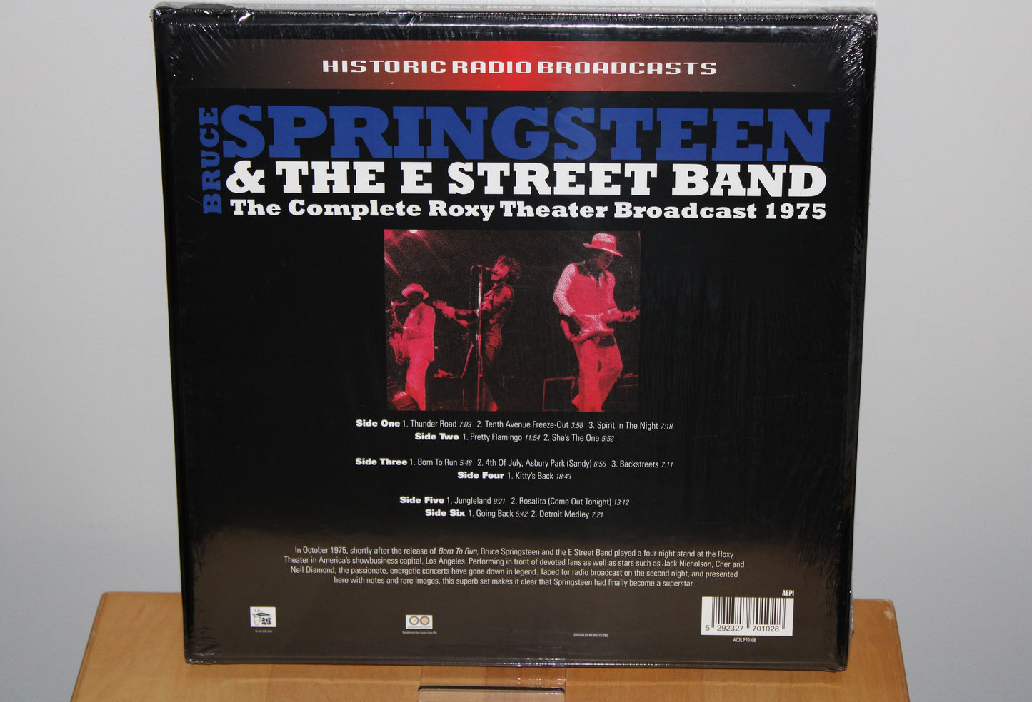 BRUCE SPRINGSTEEN SEALED "THE COMPLETE ROXY THEATER BROADCAST 1975" 3 LP VINYL Box Set BLV