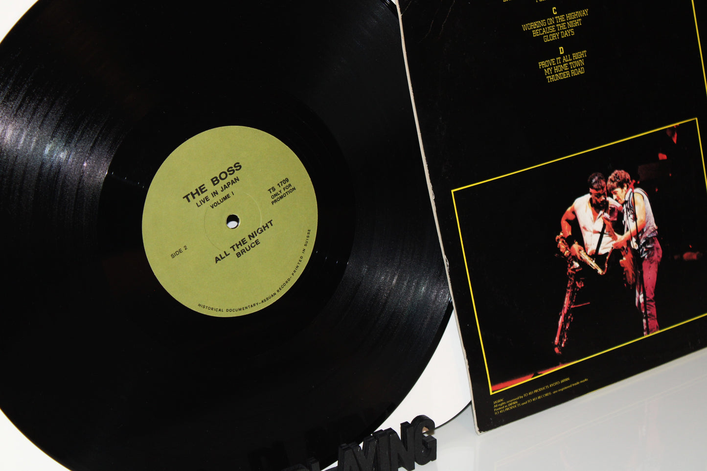 Bruce Springsteen "LIVE IN JAPAN"4LPs Volume 1 & 2 Tokyo Japan Concert BLV
