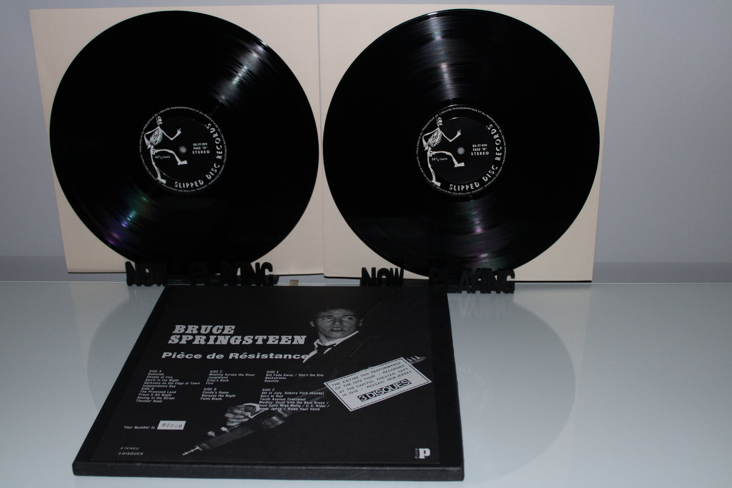 Bruce Springsteen "Pièce De Résistance" 3LP Records Vinyl LP Box SLIPPED DISC - NUMBERED Live Capitol Theatre 1978 BLV Boot