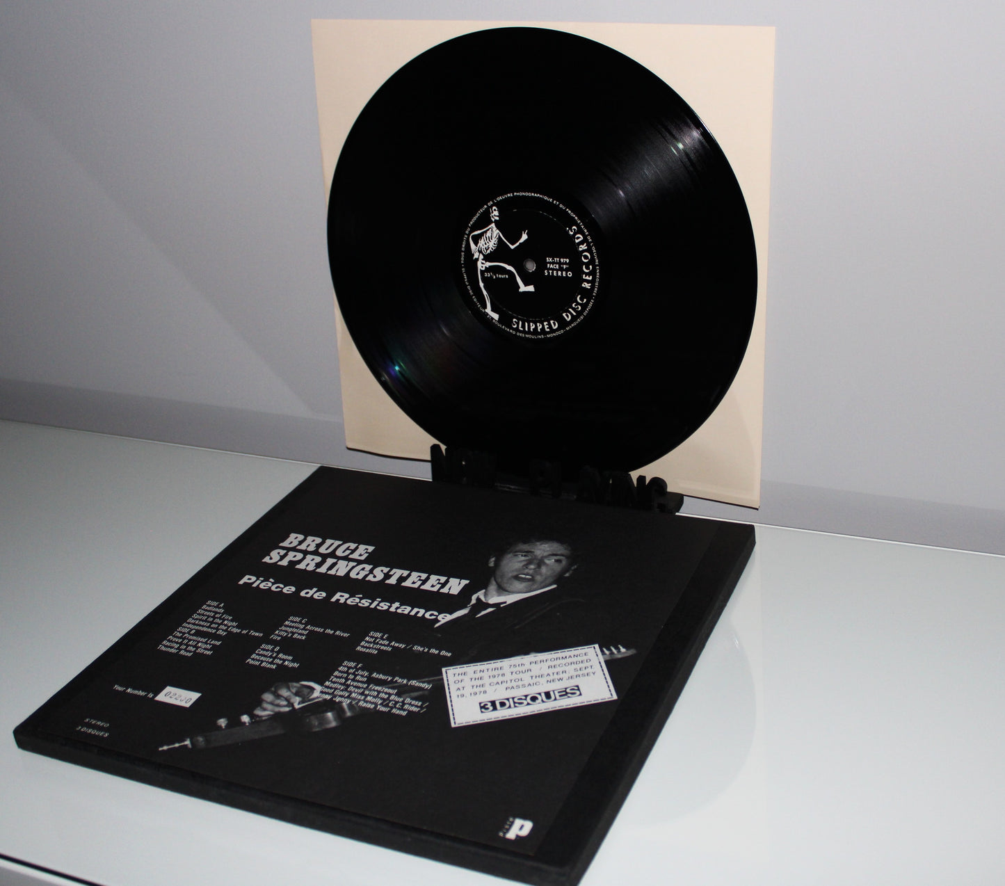 Bruce Springsteen "Pièce De Résistance" 3LP Records Vinyl LP Box SLIPPED DISC - NUMBERED Live Capitol Theatre 1978 BLV Boot