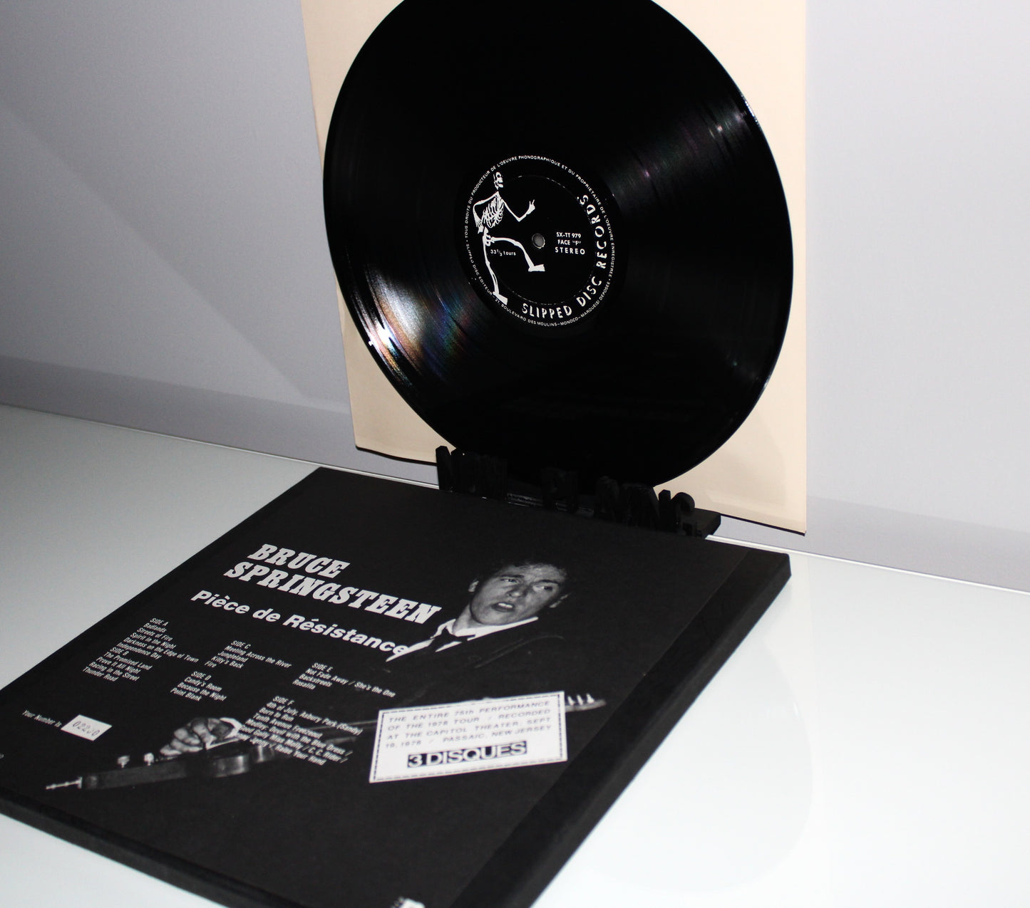 Bruce Springsteen "Pièce De Résistance" 3LP Records Vinyl LP Box SLIPPED DISC - NUMBERED Live Capitol Theatre 1978 BLV Boot