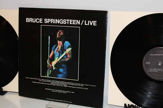Bruce Springsteen "LIVE" 1975 The Bottom Line - Rare Bootleg Vinyl 2LP Gatefold