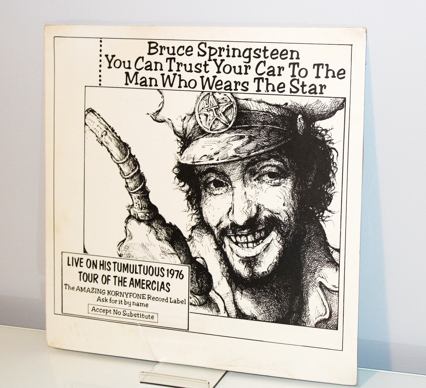 Bruce Springsteen SEALED "You Can Trust Your Car To The Man Who Wears The Star" SEALED Bootleg 2 LP Records