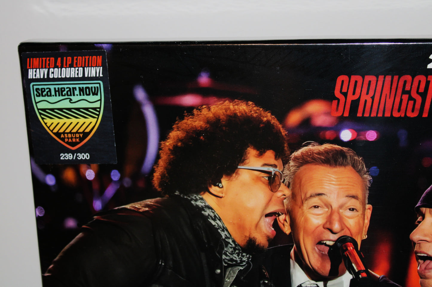 SPRINGSTEEN & E-STREET (#050/300) “SEA HEAR NOW” 4 LP SEALED RECORD BOX SET Asbury Park 2024 NEW, Numbered, LTD Edition, Color BLV