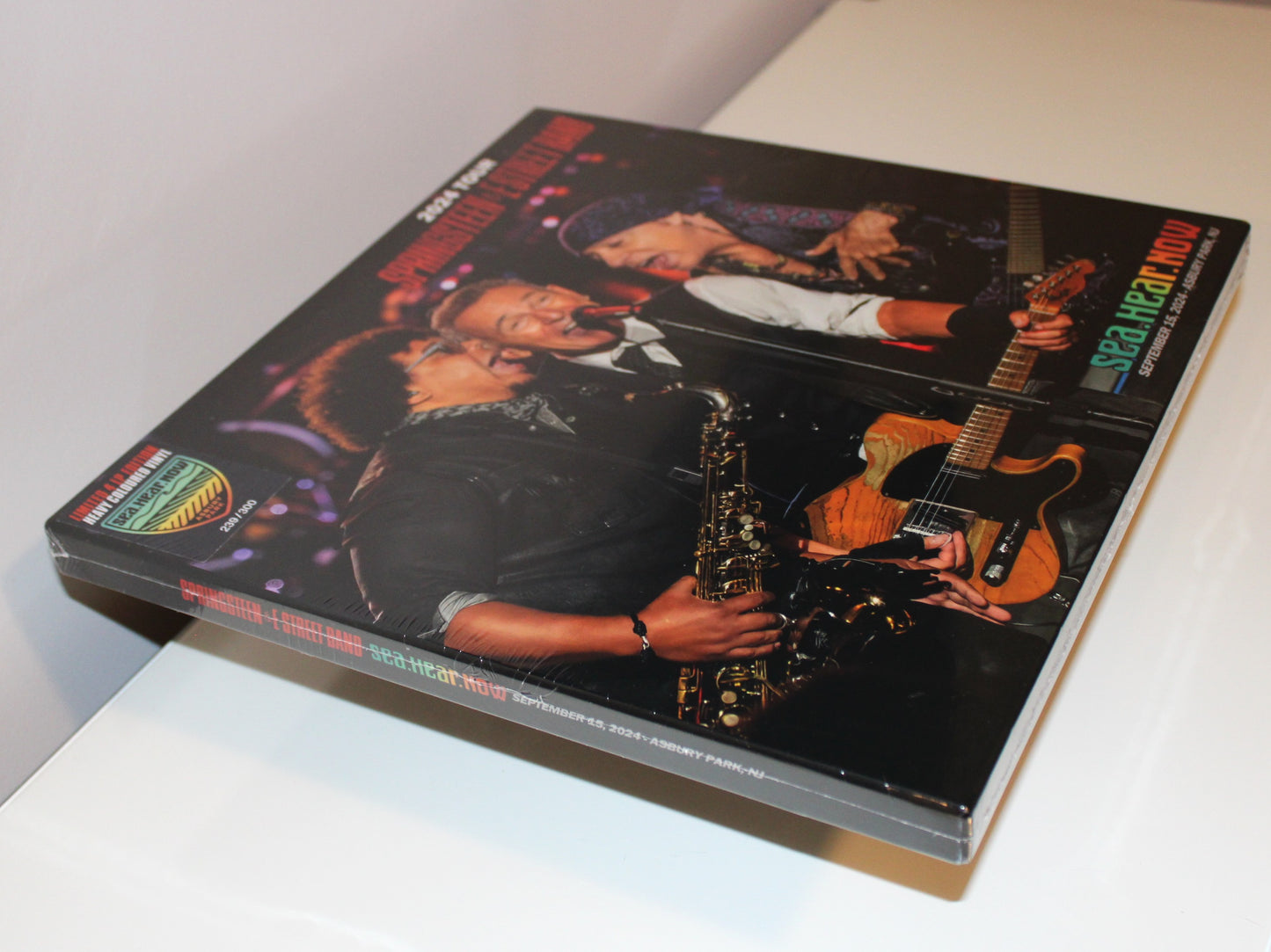 SPRINGSTEEN & E-STREET (#050/300) “SEA HEAR NOW” 4 LP SEALED RECORD BOX SET Asbury Park 2024 NEW, Numbered, LTD Edition, Color BLV