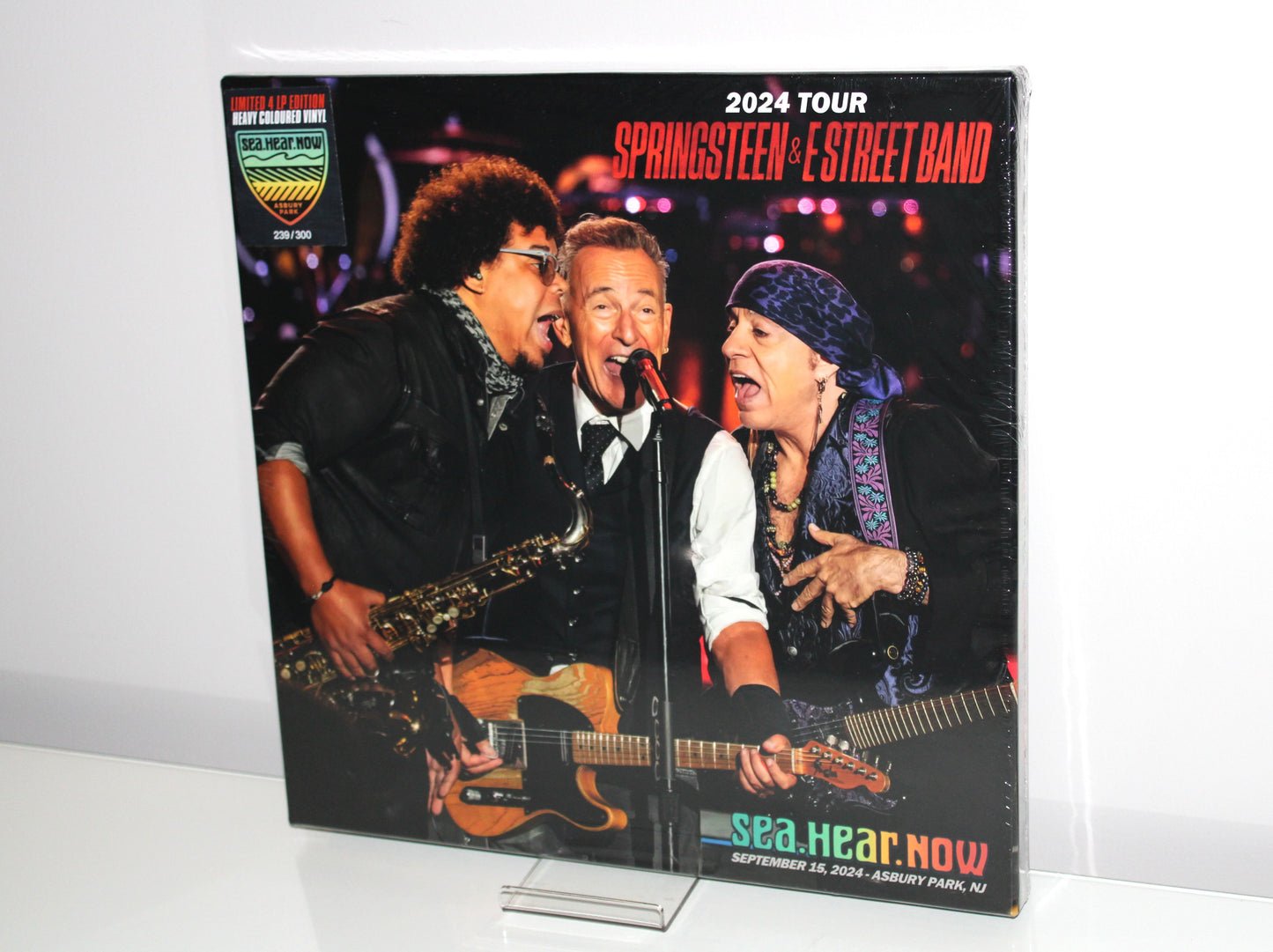 SPRINGSTEEN & E-STREET (#050/300) “SEA HEAR NOW” 4 LP SEALED RECORD BOX SET Asbury Park 2024 NEW, Numbered, LTD Edition, Color BLV
