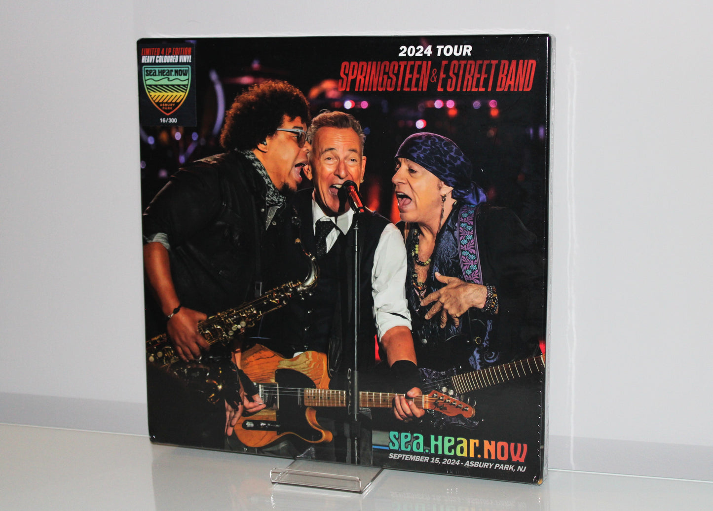 SPRINGSTEEN & E-STREET #16/300 “SEA HEAR NOW” 4 LP SEALED BOX SET Asbury Park, LTD. ED., 4 Records UOF