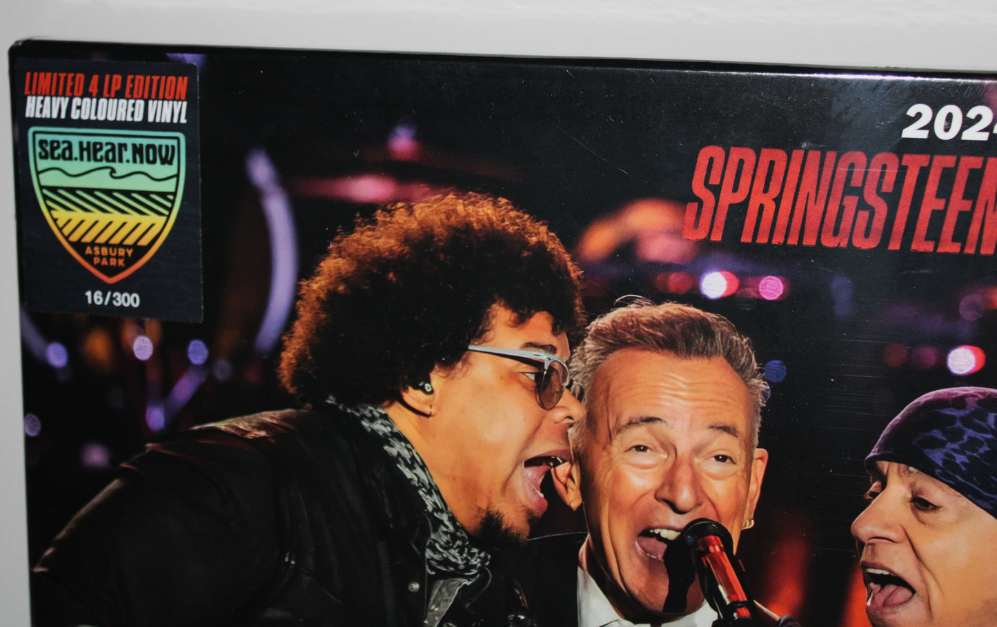 SPRINGSTEEN & E-STREET #16/300 “SEA HEAR NOW” 4 LP SEALED BOX SET Asbury Park, LTD. ED., 4 Records UOF