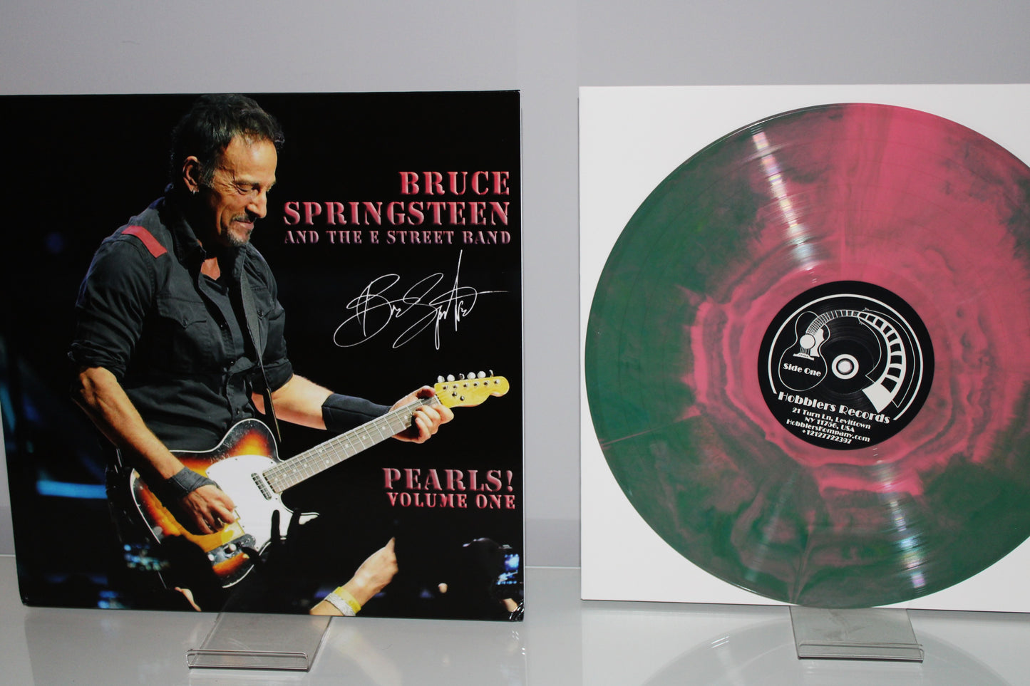 BRUCE SPRINGSTEEN "PEARLS! VOLUME ONE" - NEW 12" LP PINK COLOR RECORD - LTD. ED. # BLV