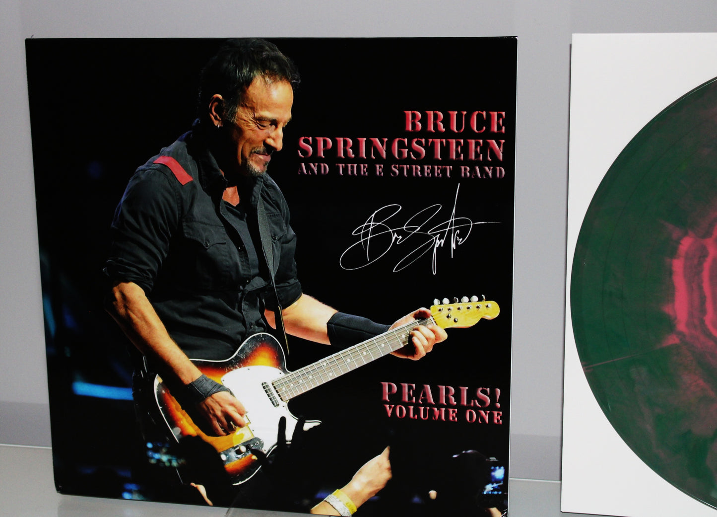 BRUCE SPRINGSTEEN "PEARLS! VOLUME ONE" - NEW 12" LP PINK COLOR RECORD - LTD. ED. # BLV