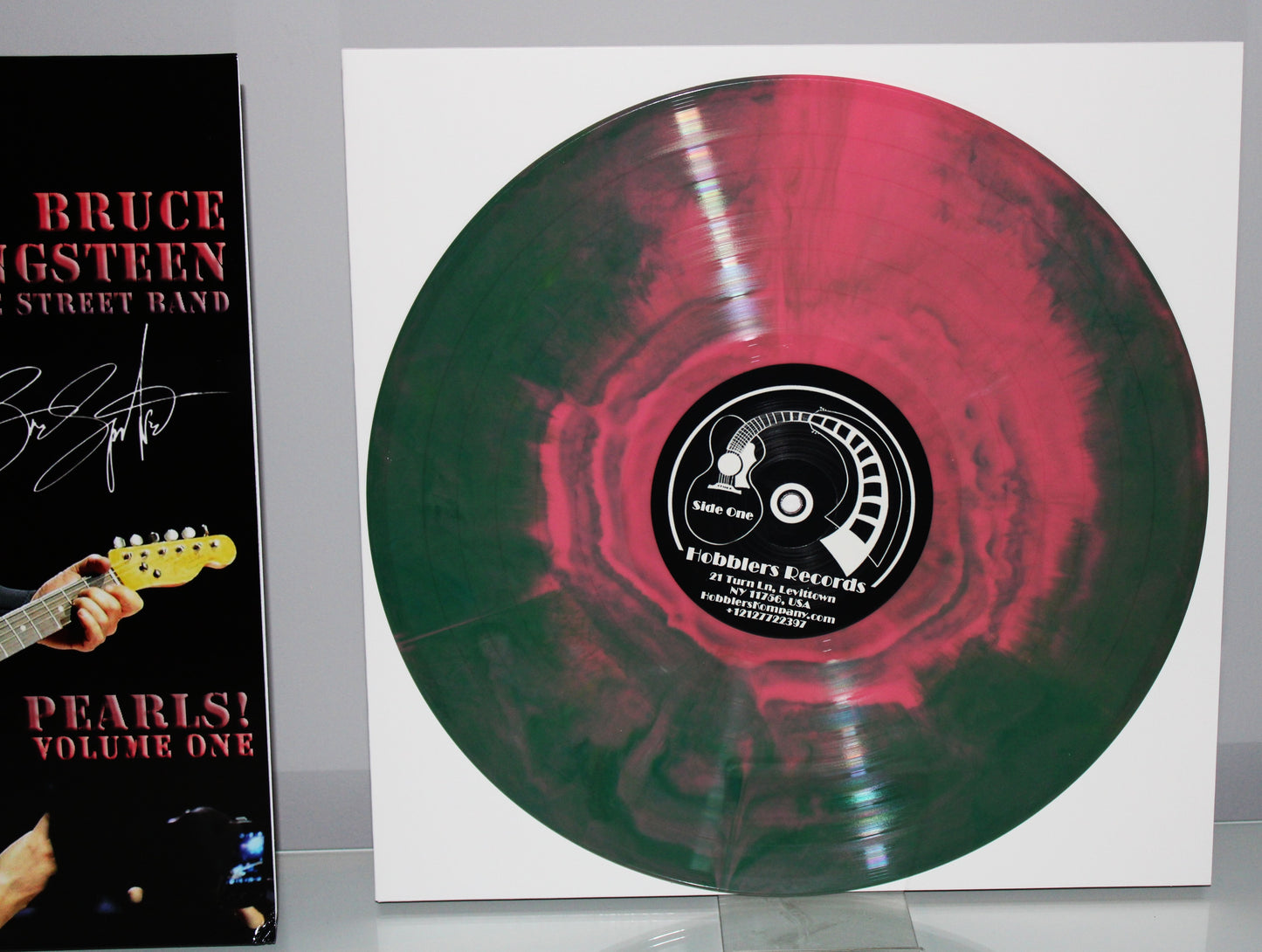 BRUCE SPRINGSTEEN "PEARLS! VOLUME ONE" - NEW 12" LP PINK COLOR RECORD - LTD. ED. # BLV