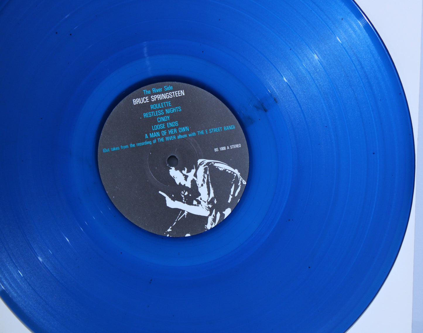 Bruce Springsteen "BY THE RIVER" 12" LP Record - Blue Color, Limited Edition 1982 Unofficial