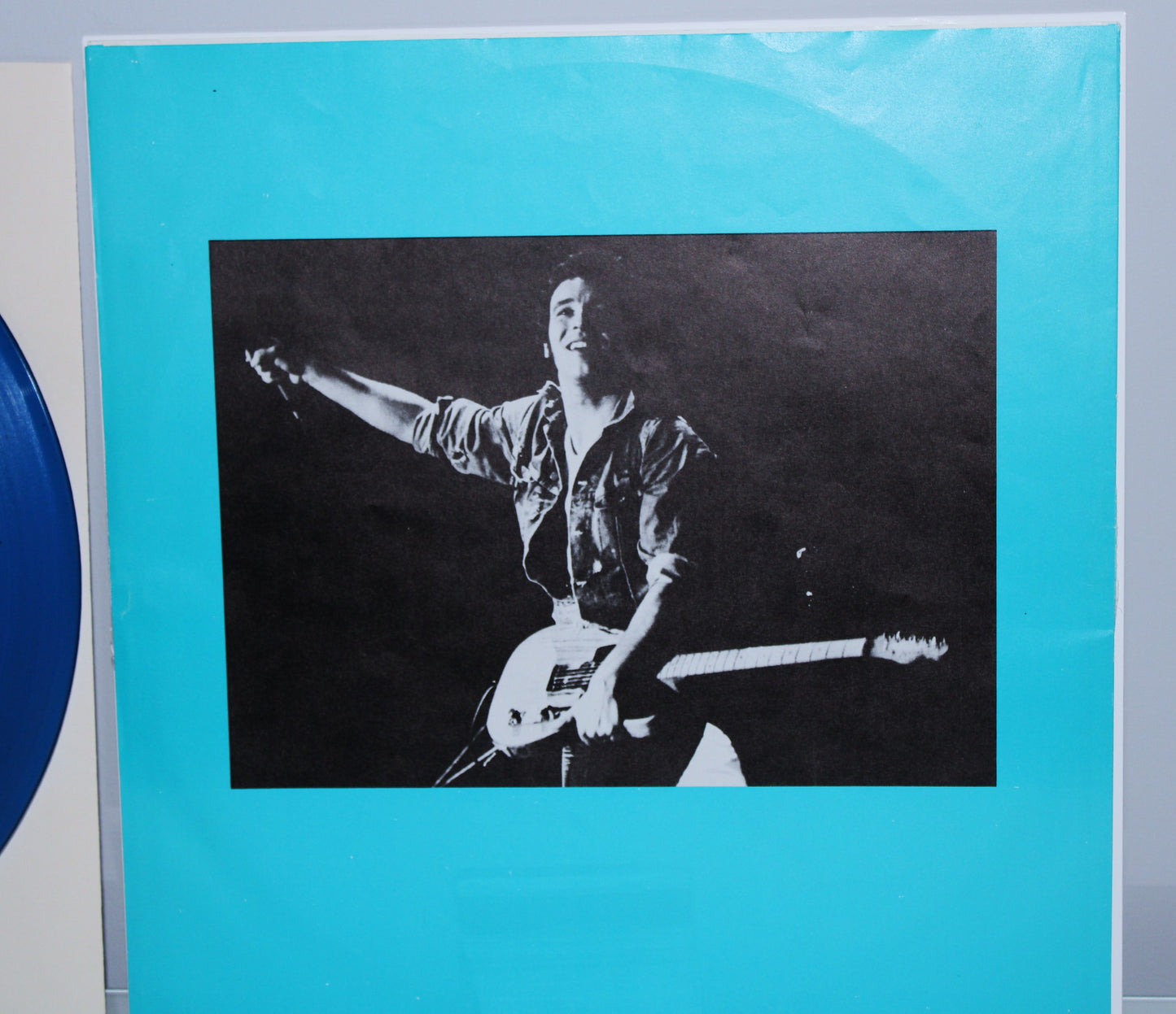 Bruce Springsteen "BY THE RIVER" 12" LP Record - Blue Color, Limited Edition 1982 Unofficial