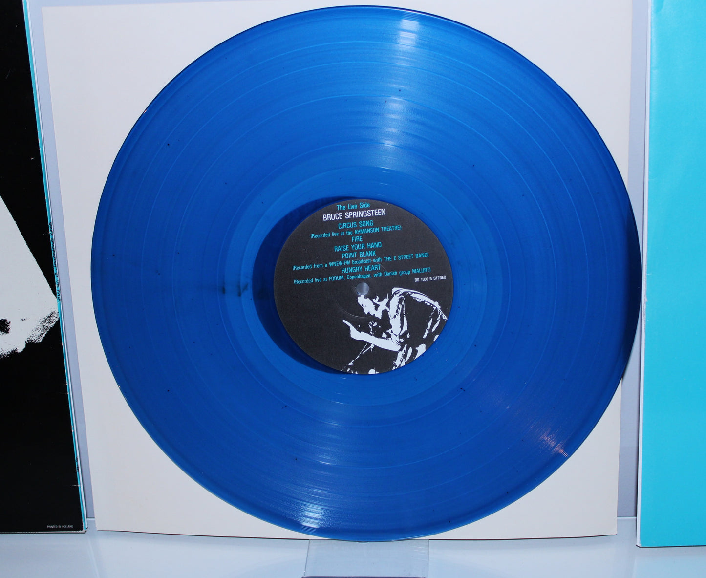 Bruce Springsteen "BY THE RIVER" 12" LP Record - Blue Color, Limited Edition 1982 Unofficial