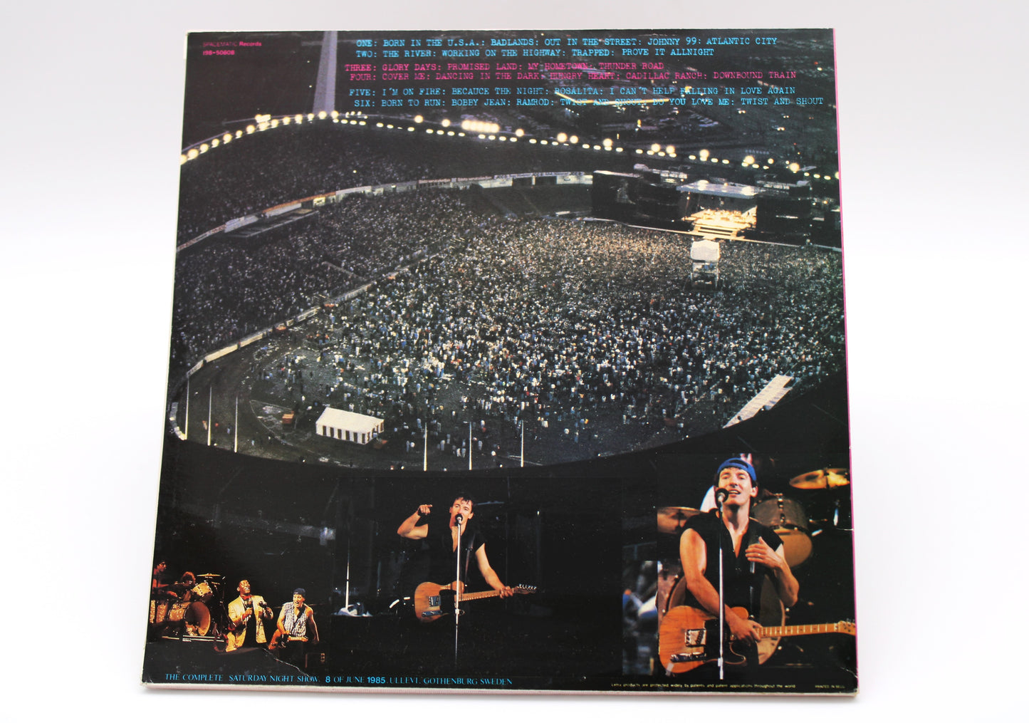 Bruce Springsteen & The E Street Band - The Clear Difference, Live Sweden '85 - Unofficial 3LPs + 7" Vinyl