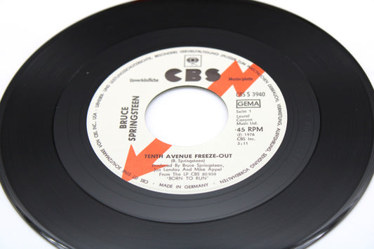 Tenth Avenue Freeze Out/She's The One - collector 45 record Blitzinformation Promo w/Picture Sleeve