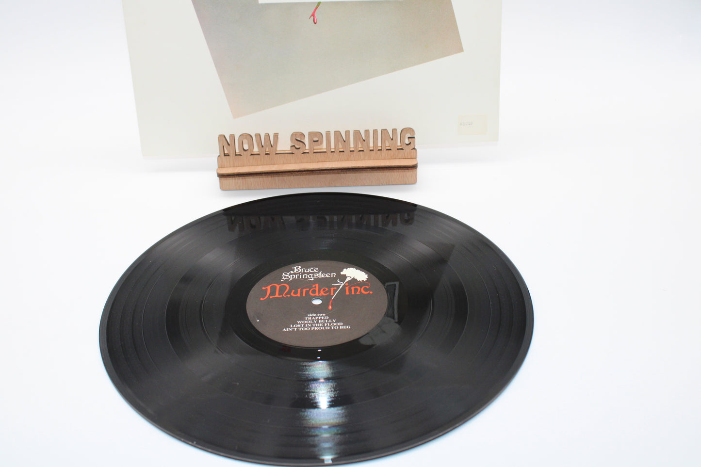 Bruce Springsteen - Murder Inc. 12" LP bootleg - black label with red letters - excessively scarce