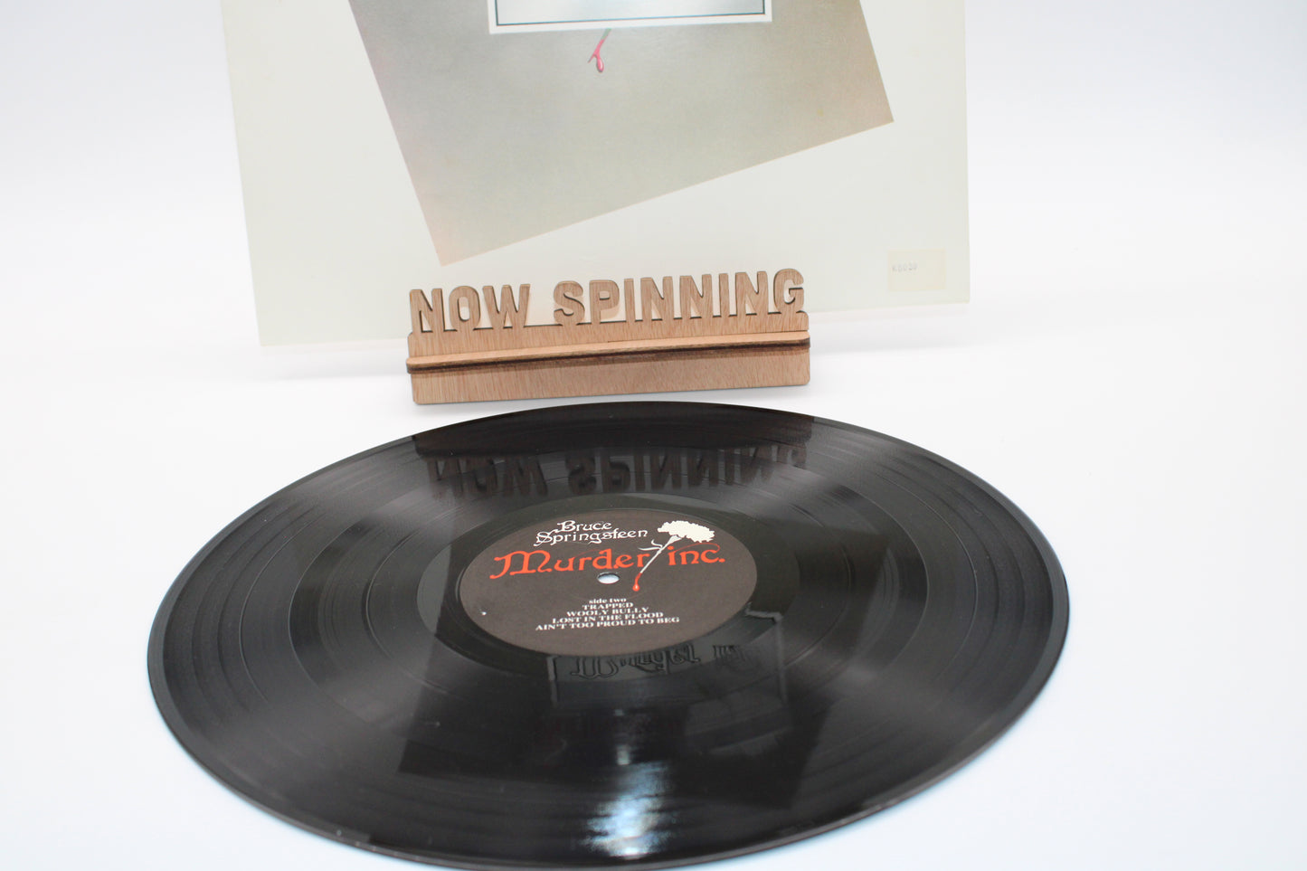 Bruce Springsteen - Murder Inc. 12" LP bootleg - black label with red letters - excessively scarce