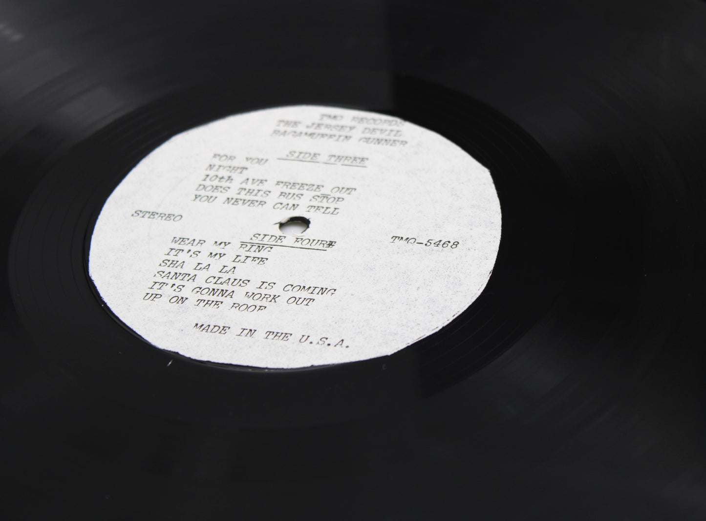 Bruce Springsteen "The Jersey Devil RAGAMUFFIN GUNNER" Unofficial 2LP Bootleg Vinyl