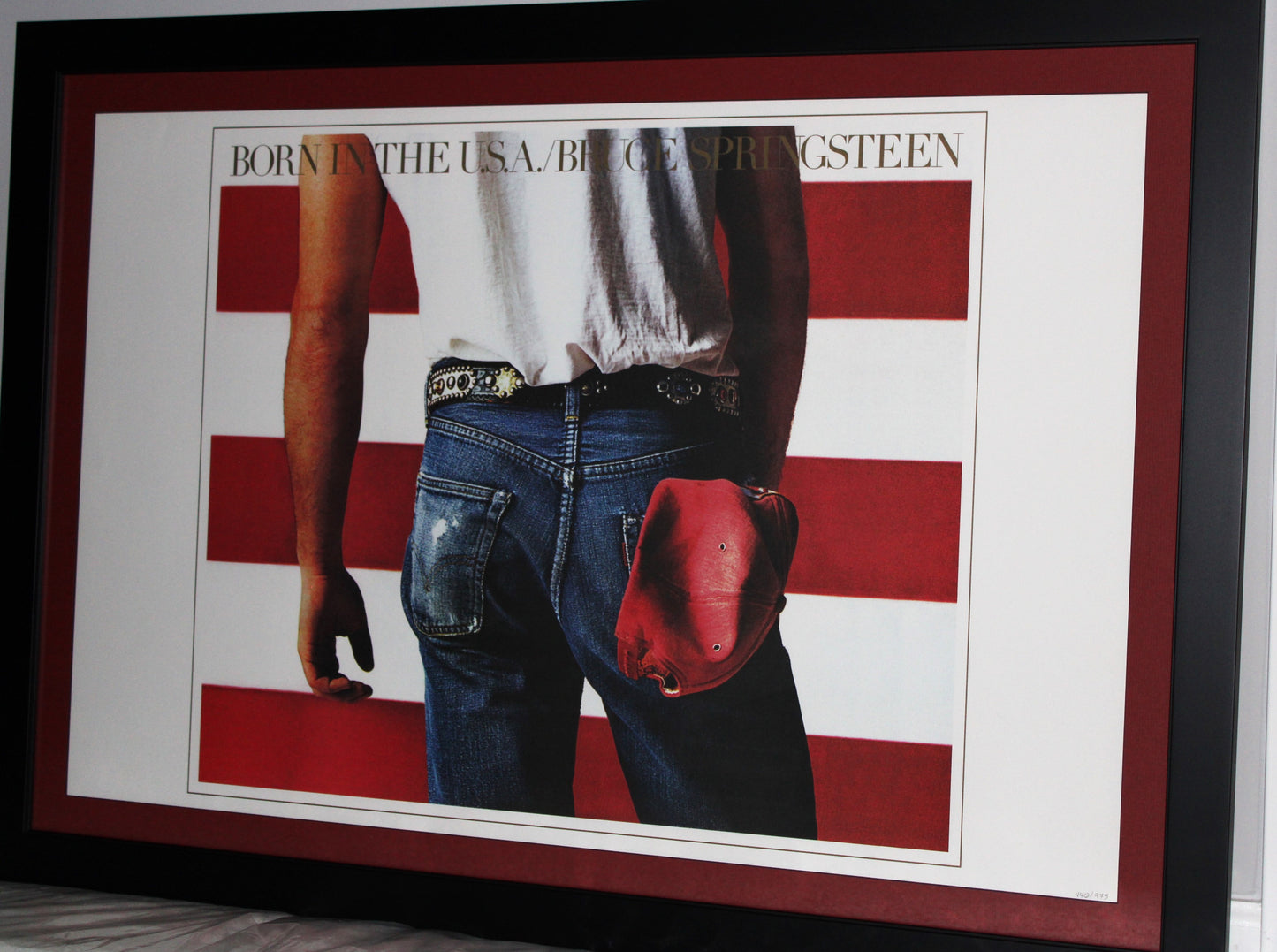 Bruce Springsteen Orig Art - Born in the USA #440 Thrill Hill Litho - LTD Edition with Number & COA
