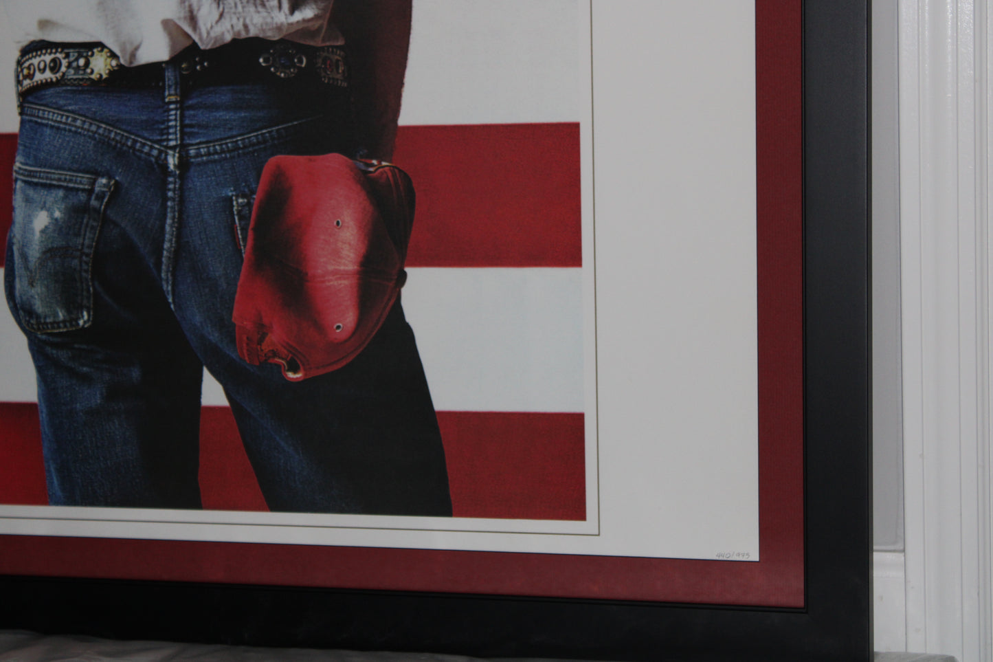 Bruce Springsteen Orig Art - Born in the USA #440 Thrill Hill Litho - LTD Edition with Number & COA