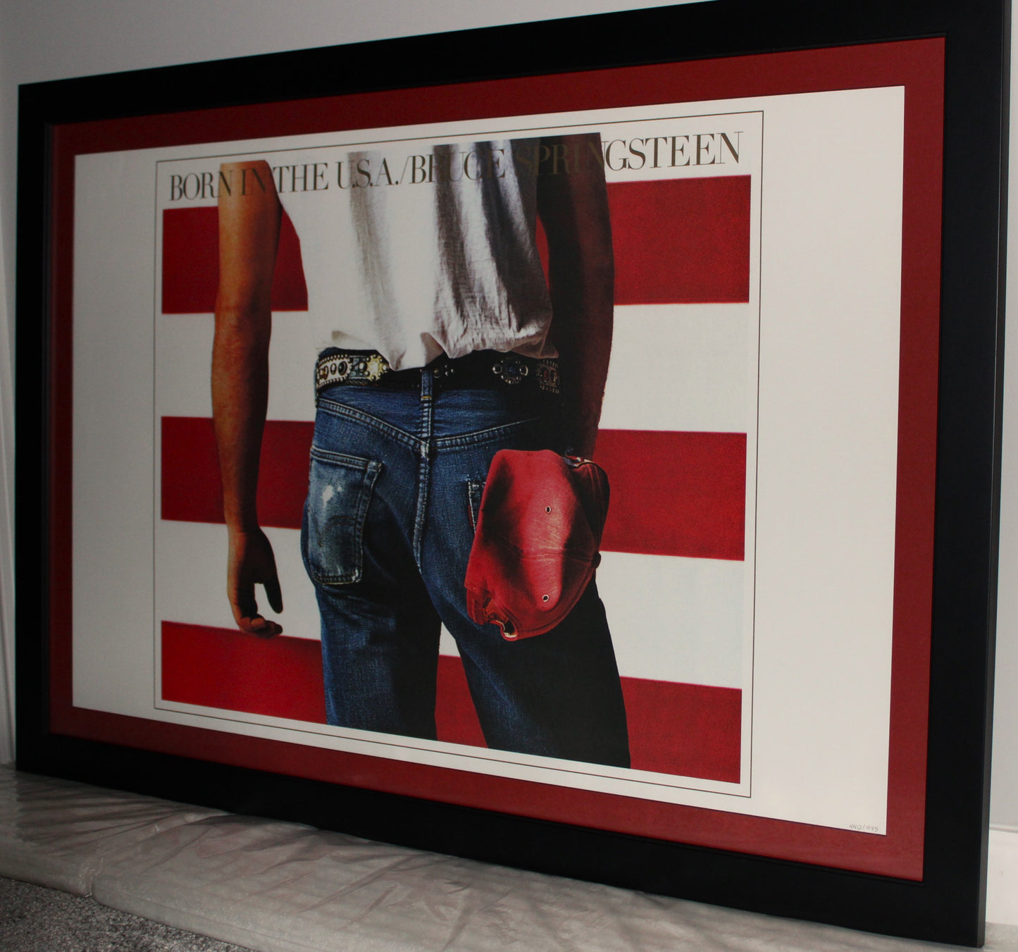 Bruce Springsteen Orig Art - Born in the USA #440 Thrill Hill Litho - LTD Edition with Number & COA