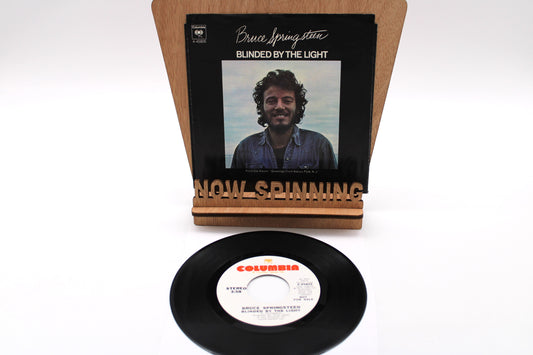 Bruce Springsteen "Blinded By the Light" 45 Record (NM) Columbia with Picture Sleeve (EX)