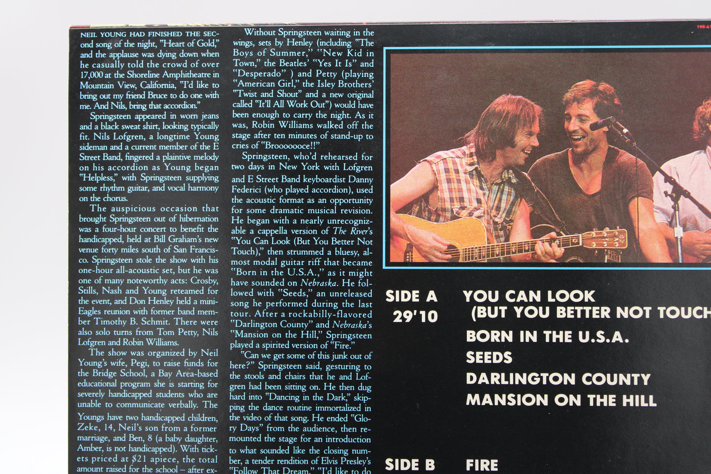 Bruce Springsteen - You Better Not Touch - Unofficial Bootleg Vinyl LP - Live 1986 Concert