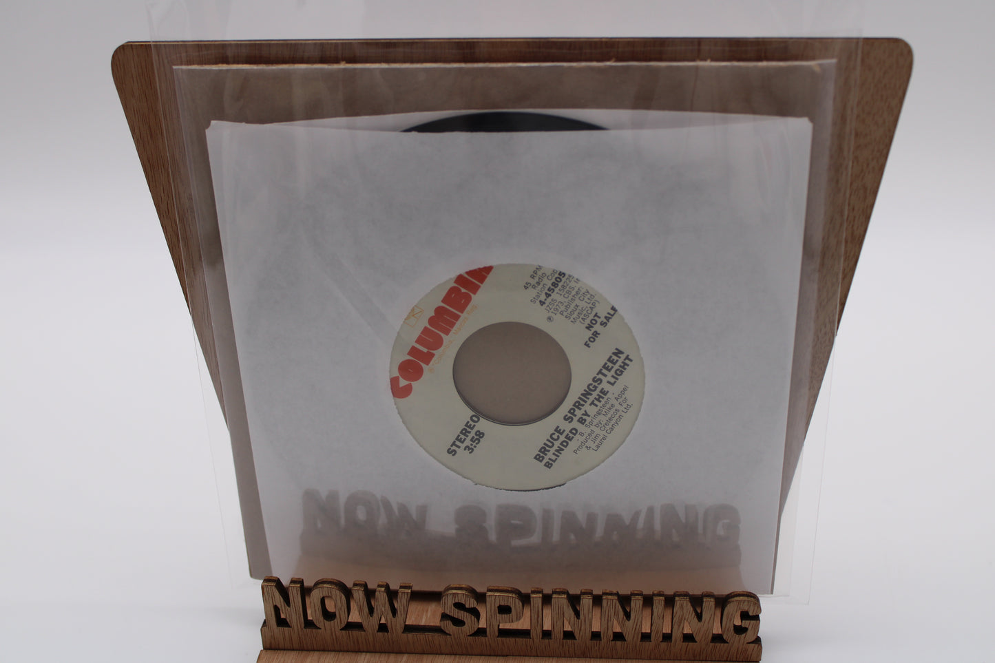 Bruce Springsteen - Blinded By The Light - Columbia 45 record (NM) with Picture Sleeve (VG)