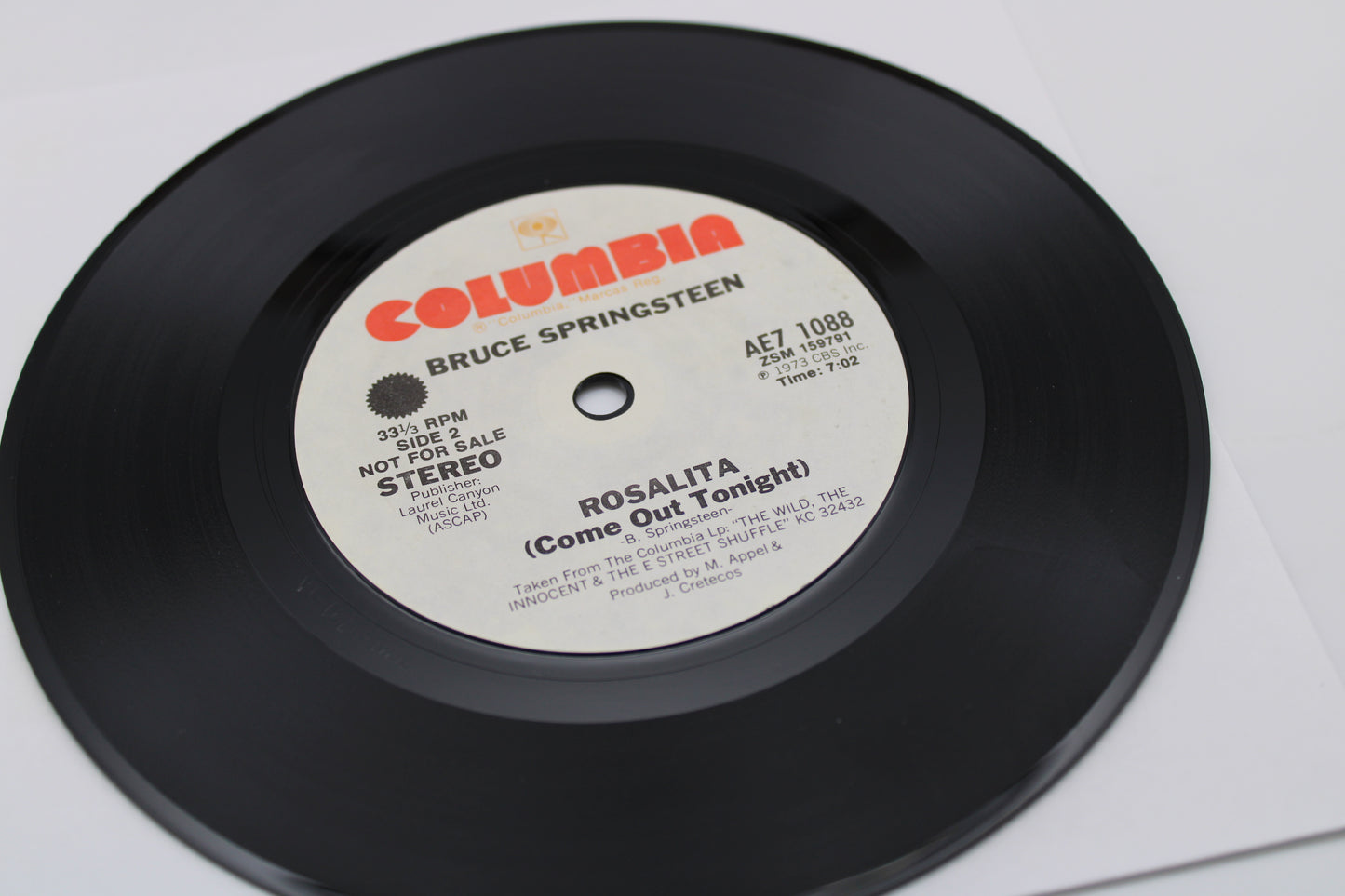 Bruce Springsteen - Spirit in the Night, Growin' Up & Rosalita - US PROMO 7" - Collectible Investment