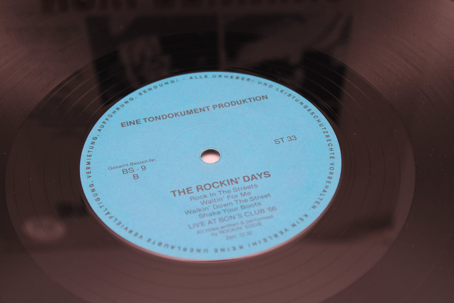 Bruce Springsteen - ROCKIN' DAYS Unofficial Vinyl LP NUMBERED #276/1000