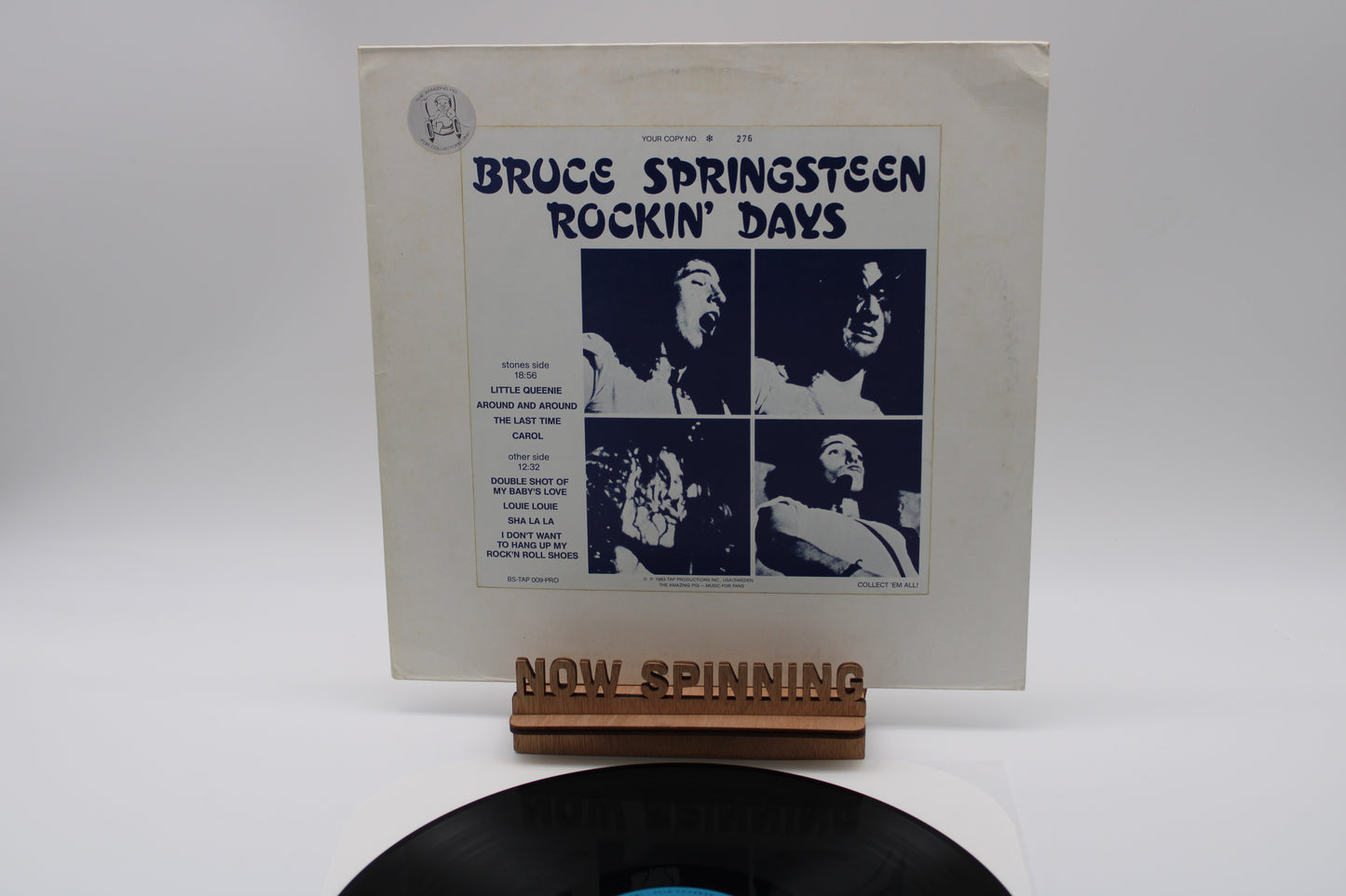 Bruce Springsteen - ROCKIN' DAYS Unofficial Vinyl LP NUMBERED #276/1000