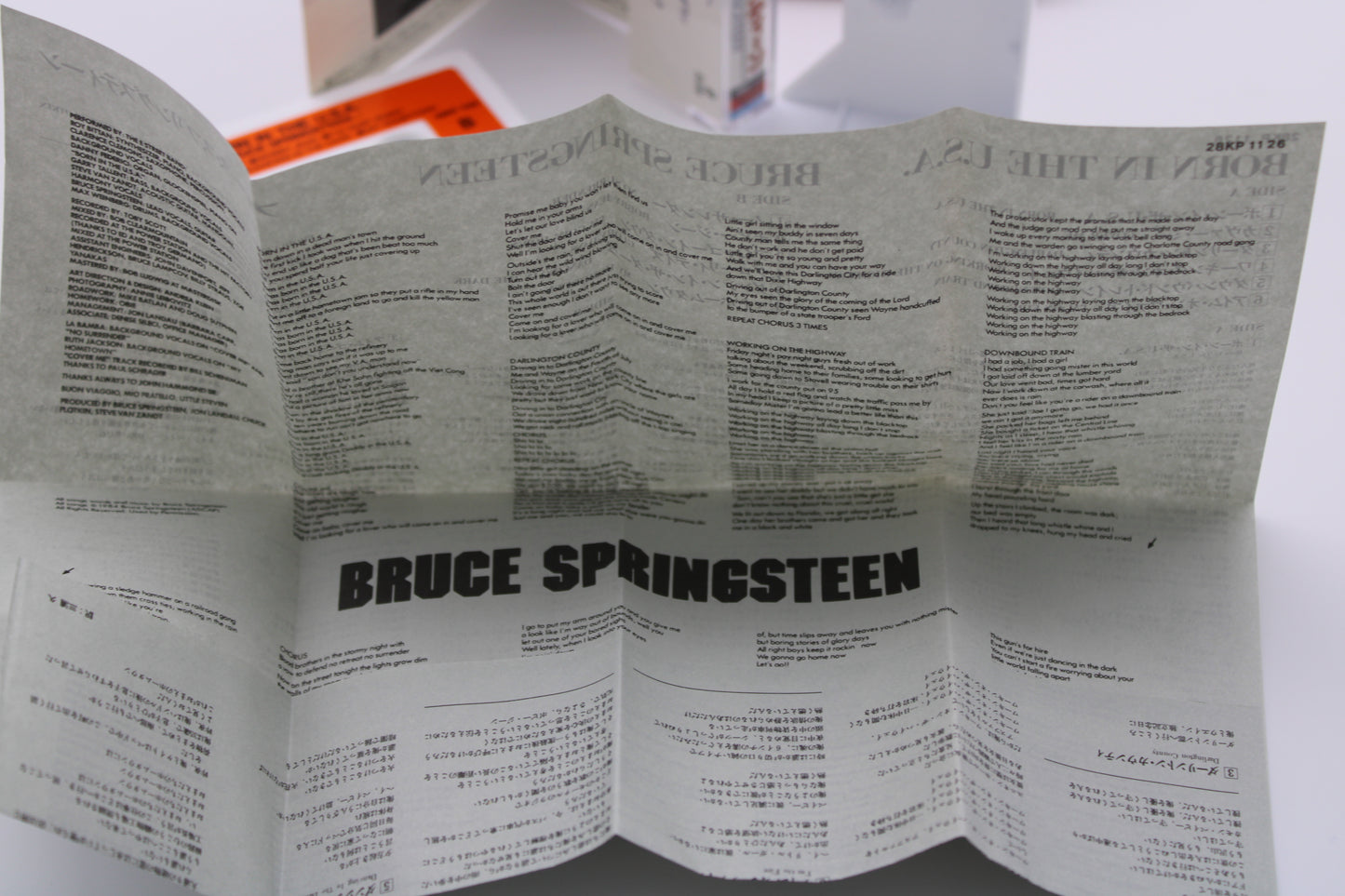 Bruce Springsteen Original 1984 Japan Tape - Near Mint - Born In The USA