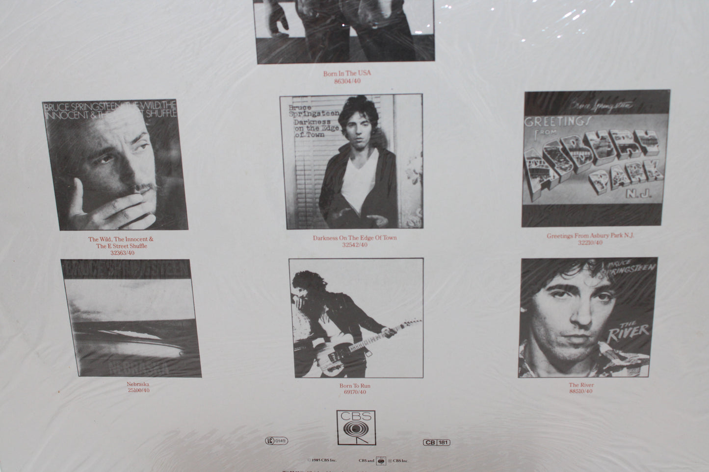Bruce Springsteen & The E Street Band SEALED - Vinyl - Glory Days, Racing In The Street - 1985 w/poster