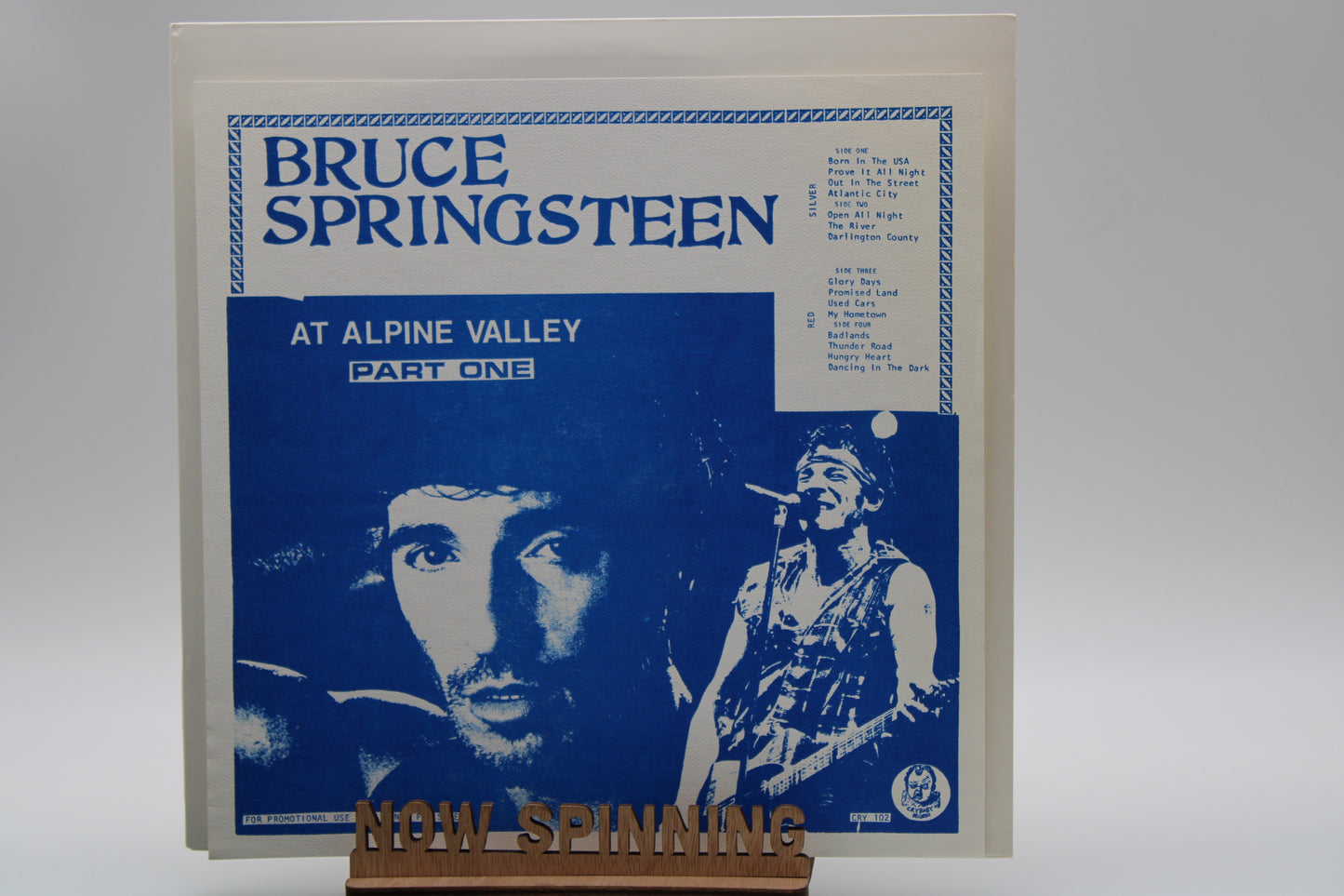 Bruce Springsteen Vinyl At Alpine Valley Part One & Part Two - 4 LPs - Bootleg Near Mint
