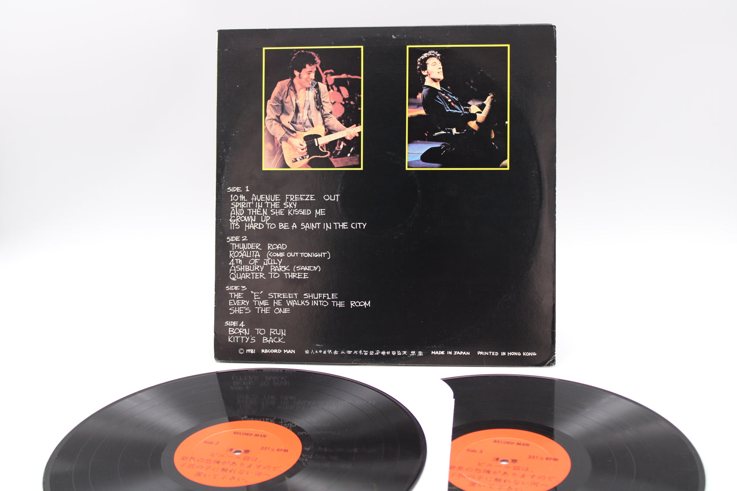 Bruce Springsteen Vinyl - The Boss Is Back 2LP set bootleg Vinyl - Rare Japan Release