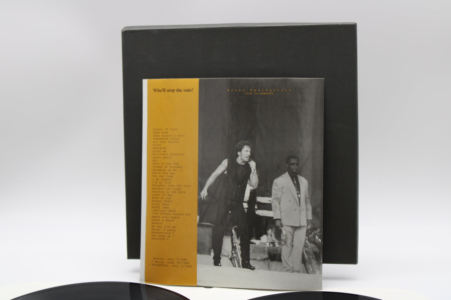 Bruce Springsteen "Who'll Stop The Rain?" Vinyl Box Set - 5LPs Munich Concert 1988 (DOW)
