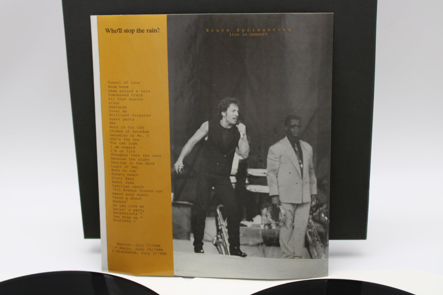 Bruce Springsteen "Who'll Stop The Rain?" Vinyl Box Set - 5LPs Munich Concert 1988 (DOW)